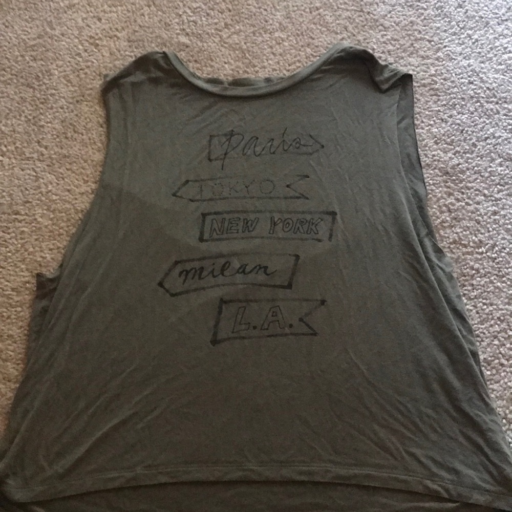 American Eagle Graphic Tank Top